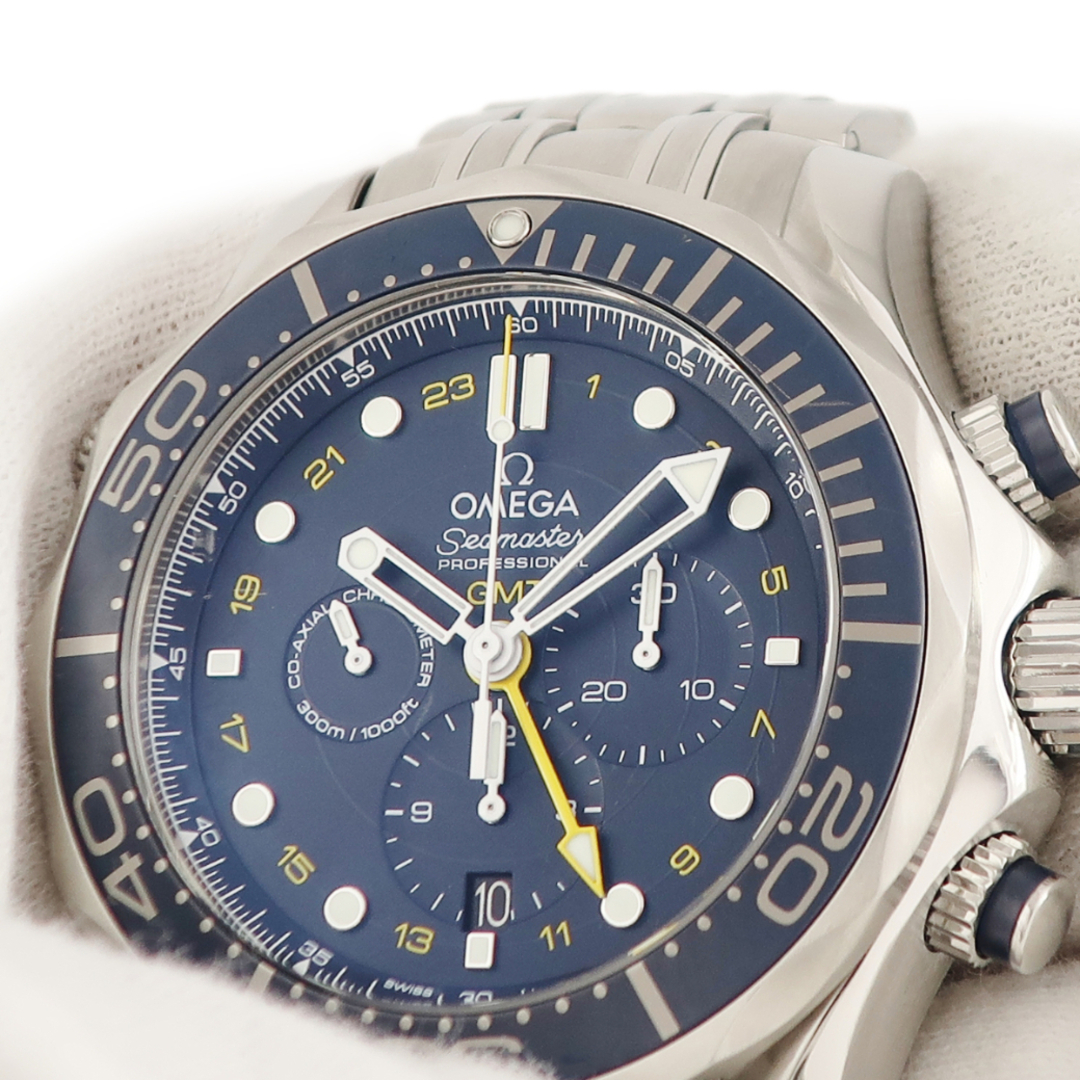OMEGA(オメガ)のオメガ  シーマスター ダイバー300M CO-AXIAL GMT クロ メンズの時計(腕時計(アナログ))の商品写真