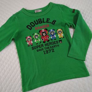 ダブルビー(DOUBLE.B)のミキハウス　ロンティー　長袖　緑　グリーン　ダブルビー(Tシャツ/カットソー)