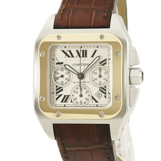 カルティエ(Cartier)のカルティエ  サントス100 クロノグラフ XL W20091X7 自動(腕時計(アナログ))