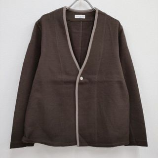 AQUELLOS OJOS VERDES 新品 SC-10-9 Tyrolean cardigan 2 チロリアンカーディガン 23AW 茶 メンズ アケヨスオホスヴェルデス【中古】4-0330T♪#(カーディガン)