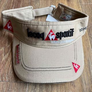 ルコックスポルティフ(le coq sportif)のLecop サンバイザー　ゴルフ(サンバイザー)