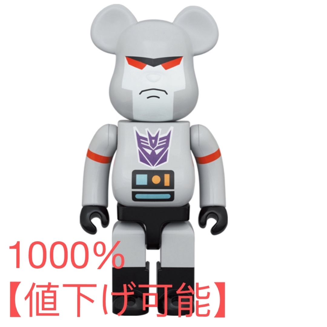 BE@RBRICK(ベアブリック)のBE@RBRICK MEGATRON 1000％ ハンドメイドのおもちゃ(フィギュア)の商品写真