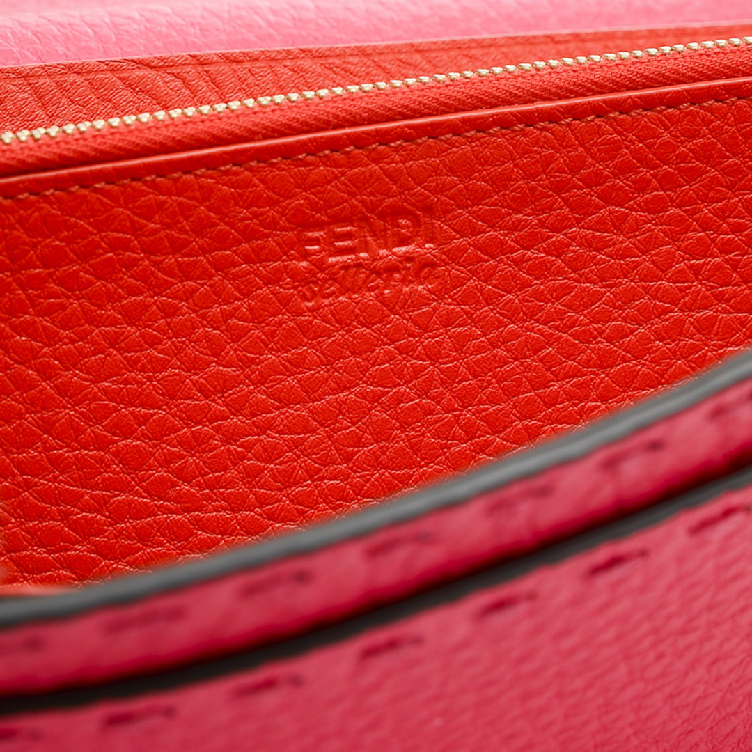 FENDI(フェンディ)のフェンディ セレリア フラップ長財布 レザー ピンク/レッド 8M0384 レディースのファッション小物(財布)の商品写真