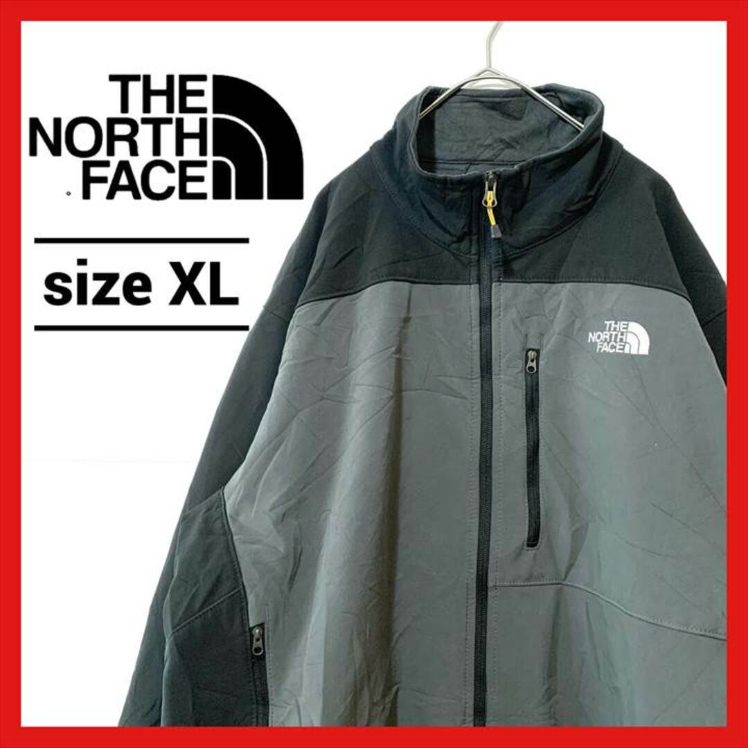 THE NORTH FACE(ザノースフェイス)の90s 古着 ノースフェイス ソフトシェルジャケット APEX 刺繍ロゴ XL メンズのジャケット/アウター(その他)の商品写真