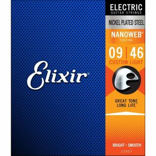 Elixir エリクサー エレキギター弦 NANOWEB 12027(エレキギター)