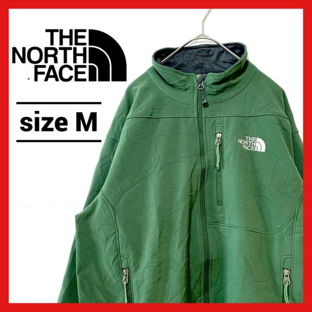 THE NORTH FACE(ザノースフェイス)の90s 古着 ノースフェイス ソフトシェルジャケット APEX 刺繍ロゴ M メンズのジャケット/アウター(その他)の商品写真