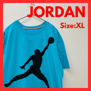 ジョーダン(Jordan Brand（NIKE）)の【美品】古着　JORDAN ジョーダン　Tシャツ　ビッグロゴ　メンズ　XL(Tシャツ/カットソー(半袖/袖なし))