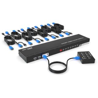 未使用】KVMスイッチ HDMI 8ポート KVM USB 切替器 8入力1出力(PC周辺機器)