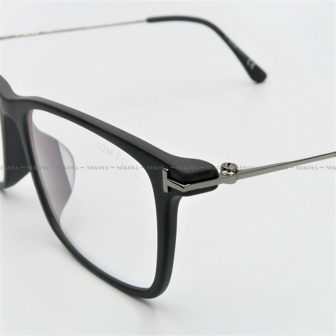 TOM FORD TF5758-F-B 002 メガネ ブルーライトカット 黒