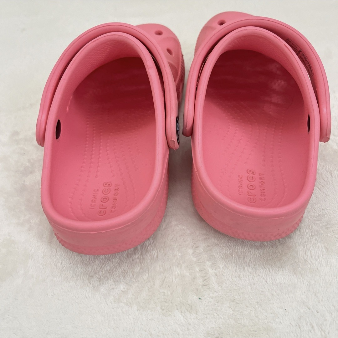 crocs(クロックス)のクロックス　サンダル　ピンク　c10 17cm キッズ/ベビー/マタニティのキッズ靴/シューズ(15cm~)(サンダル)の商品写真