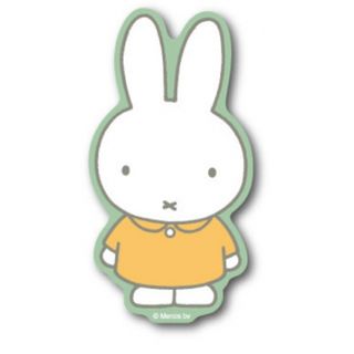 ミッフィー(miffy)のmiffy ダイカットミニステッカー 「 ミッフィー　パステル」 耐水性　耐光性(キャラクターグッズ)