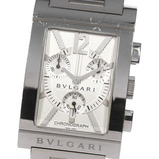 ブルガリ(BVLGARI)のブルガリ BVLGARI RTC49S レッタンゴロ クロノグラフ デイト クォーツ メンズ 箱・保証書付き_809445(腕時計(アナログ))