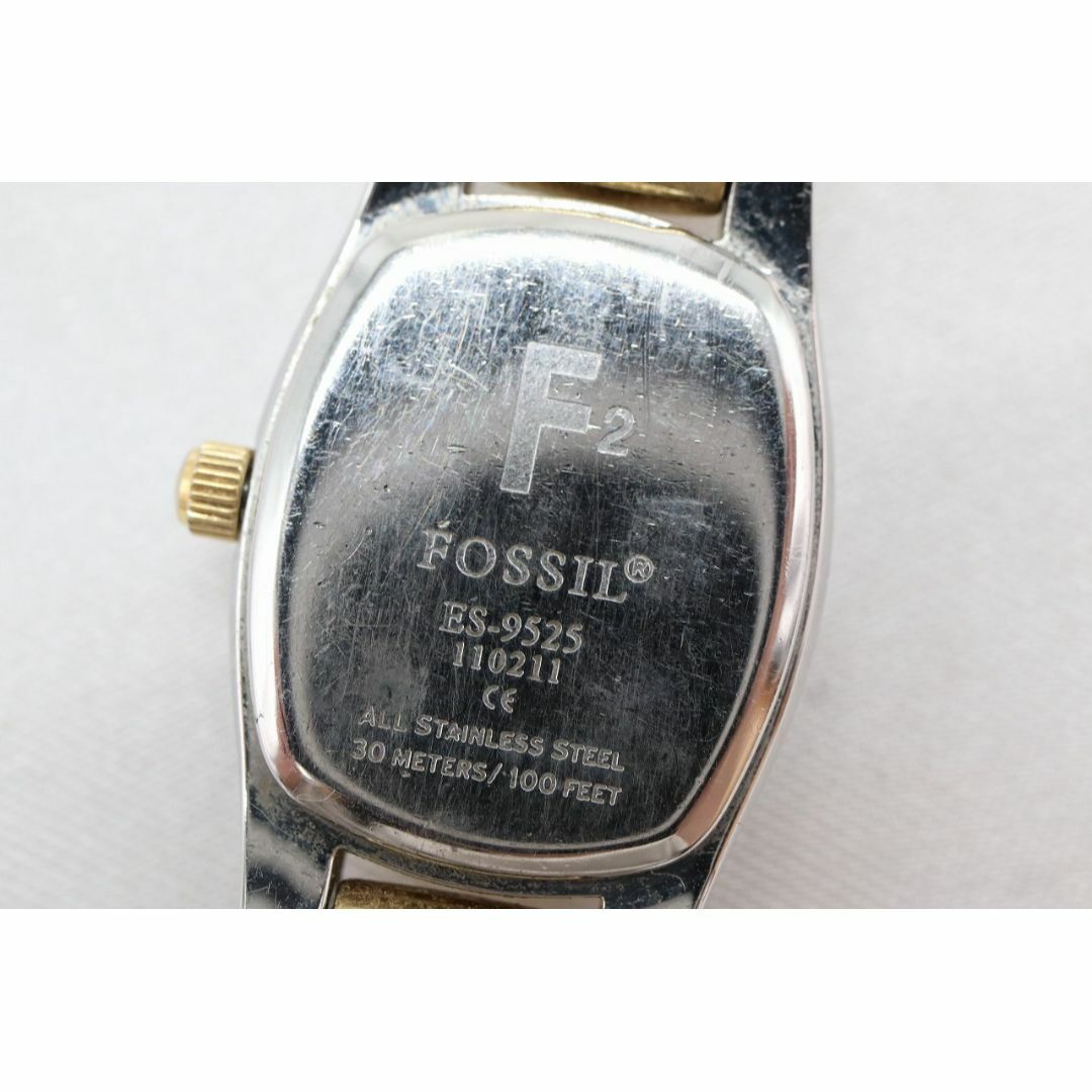 FOSSIL(フォッシル)の【W133-9】動作品 電池交換済 フォッシル エフツー 腕時計 ES-9525 レディースのファッション小物(腕時計)の商品写真