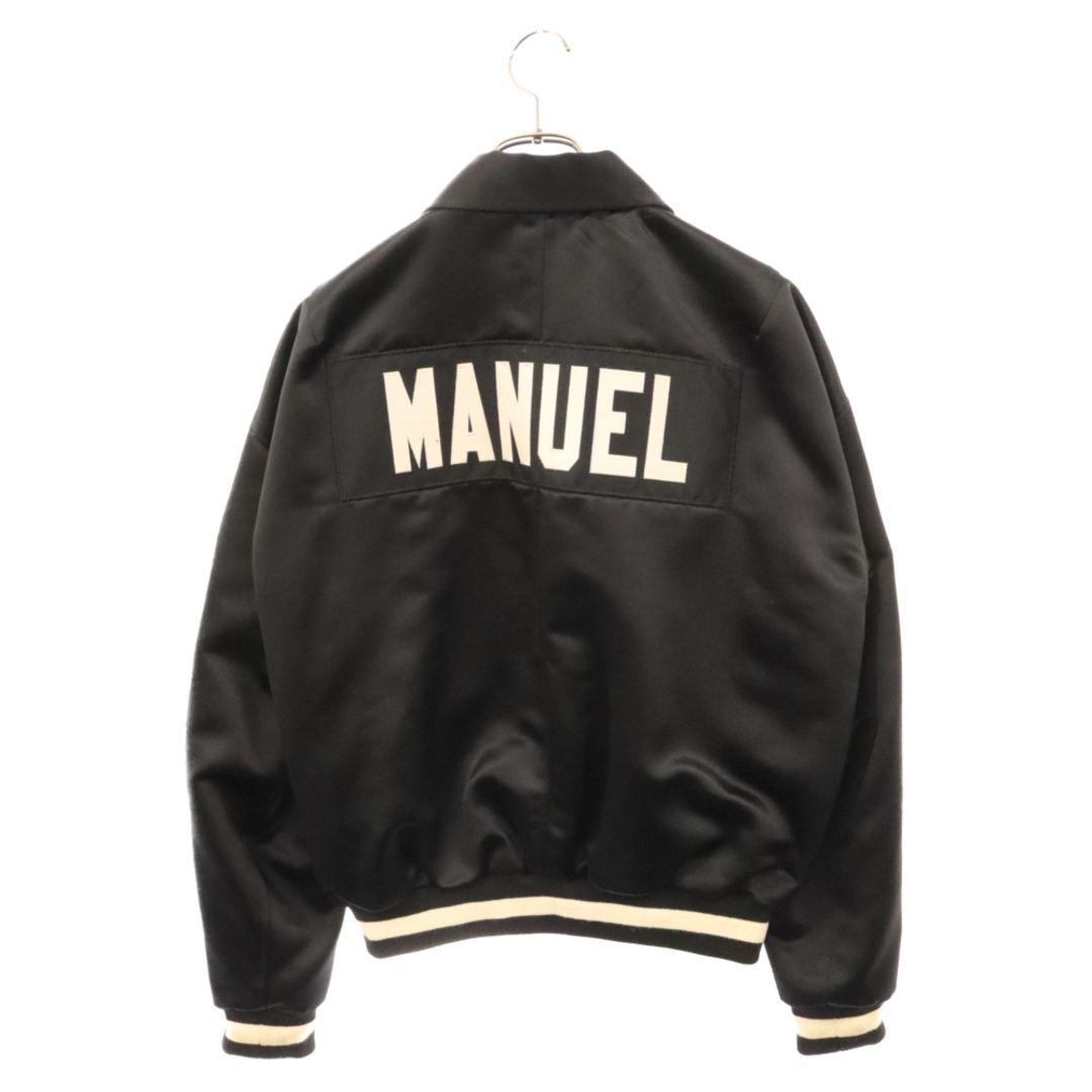 FEAR OF GOD(フィアオブゴッド)のFEAR OF GOD フィアオブゴッド 5TH COLLECTION MANUEL BASEBALL JACKET バックロゴ ベースボール ボンバージャケット ブラック メンズのジャケット/アウター(フライトジャケット)の商品写真