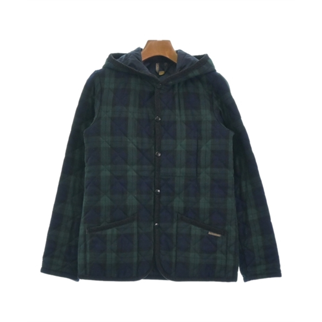 LAVENHAM(ラベンハム)のLAVENHAM ブルゾン（その他） 36(M位) 緑x紺(チェック) 【古着】【中古】 レディースのジャケット/アウター(その他)の商品写真