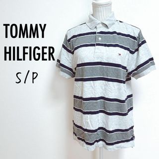 トミーヒルフィガー(TOMMY HILFIGER)のトミーヒルフィガー　半袖ポロシャツ　ボーダー【S/P】スポーティ　コットン100(ポロシャツ)