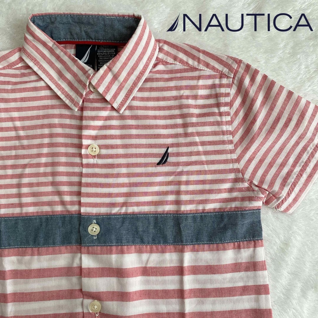 NAUTICA(ノーティカ)のNAUTICA ノーティカ 半袖シャツ キッズ/ベビー/マタニティのキッズ服男の子用(90cm~)(ブラウス)の商品写真