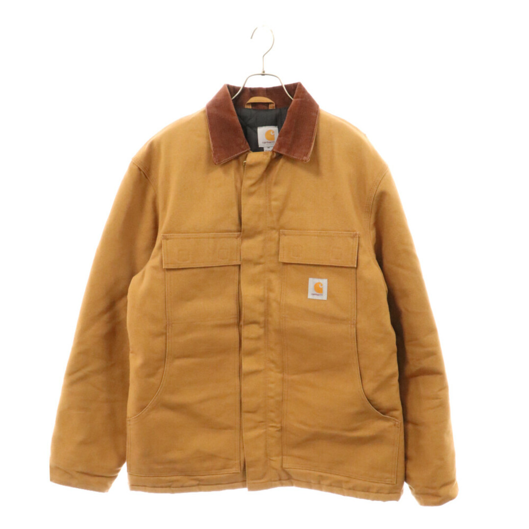 carhartt(カーハート)のCARHARTT カーハート DUCK TRADITIONAL COAT C003-BRN 襟コーデュロイジャケット ブラウン メンズのジャケット/アウター(フライトジャケット)の商品写真