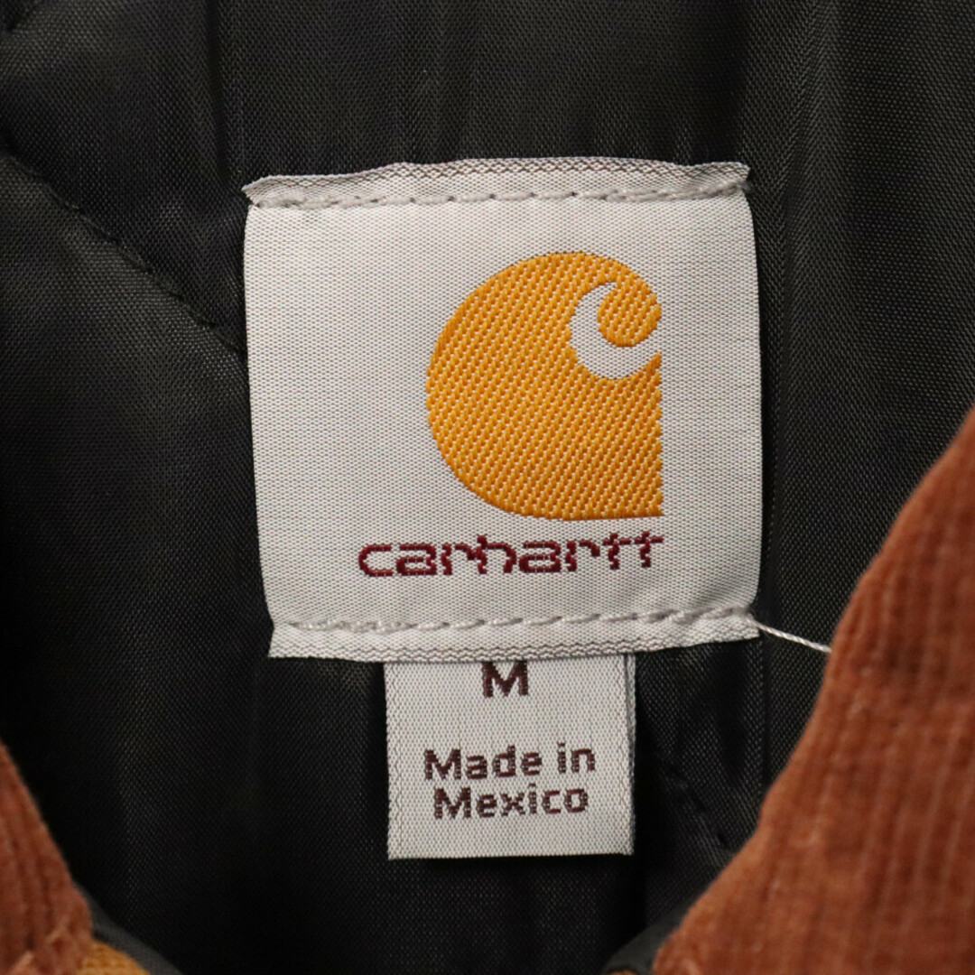 carhartt(カーハート)のCARHARTT カーハート DUCK TRADITIONAL COAT C003-BRN 襟コーデュロイジャケット ブラウン メンズのジャケット/アウター(フライトジャケット)の商品写真