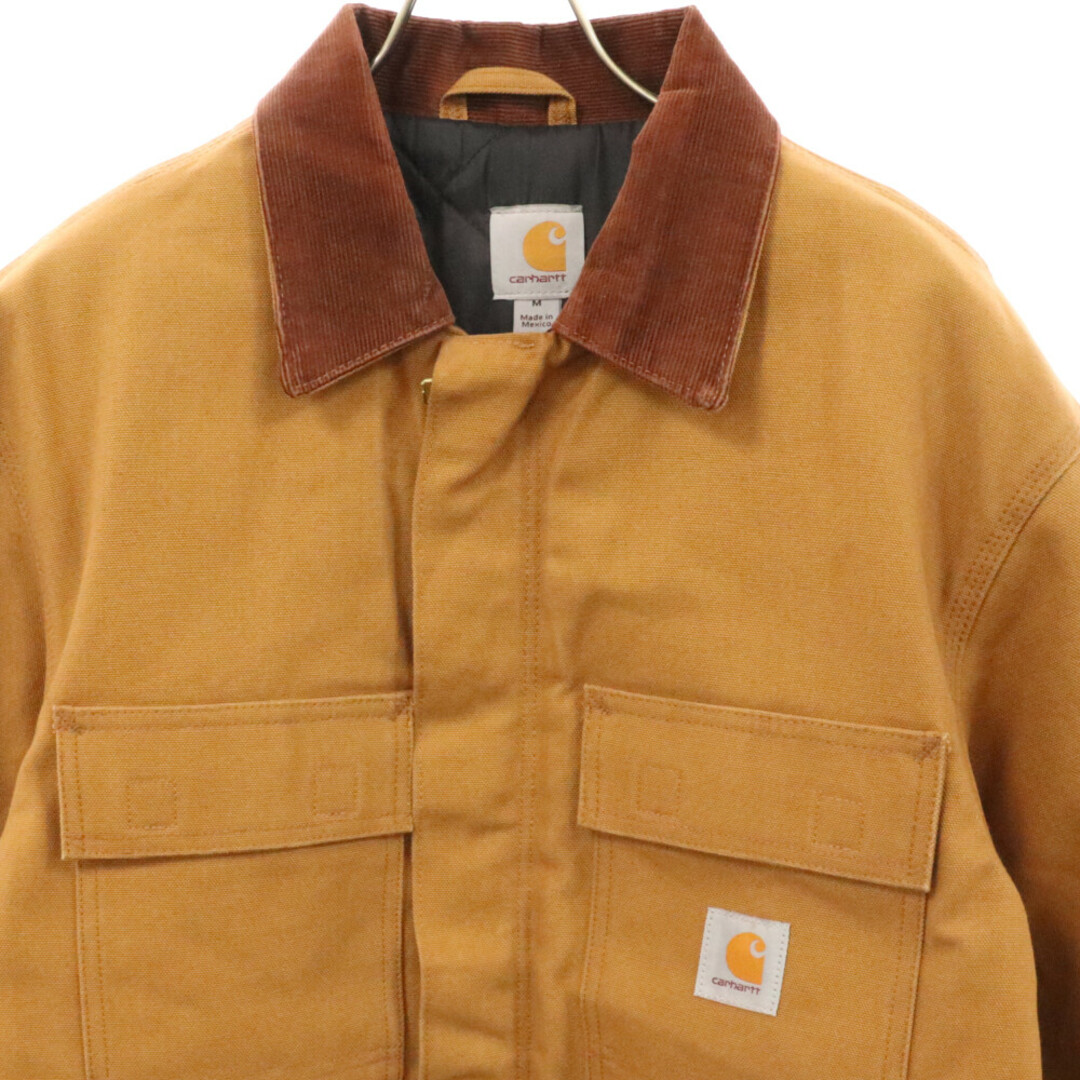 carhartt(カーハート)のCARHARTT カーハート DUCK TRADITIONAL COAT C003-BRN 襟コーデュロイジャケット ブラウン メンズのジャケット/アウター(フライトジャケット)の商品写真