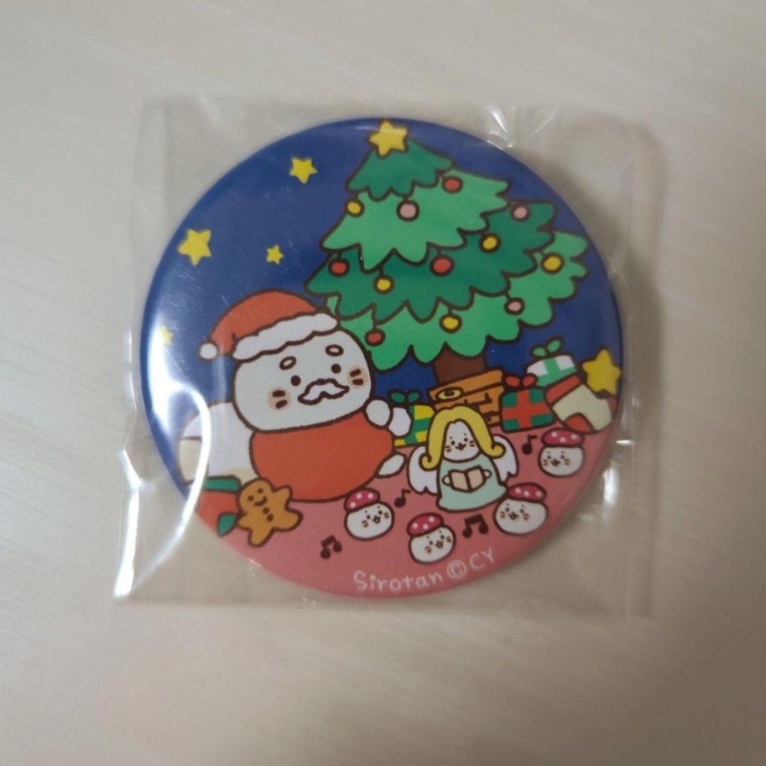 しろたん クリスマス 缶バッジ エンタメ/ホビーのアニメグッズ(バッジ/ピンバッジ)の商品写真