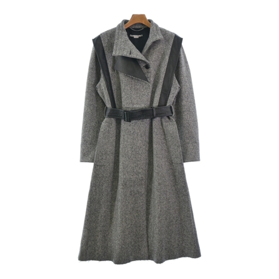 Stella McCartney(ステラマッカートニー)のSTELLA McCARTNEY コート（その他） 40(M位) グレーx黒 【古着】【中古】 レディースのジャケット/アウター(その他)の商品写真