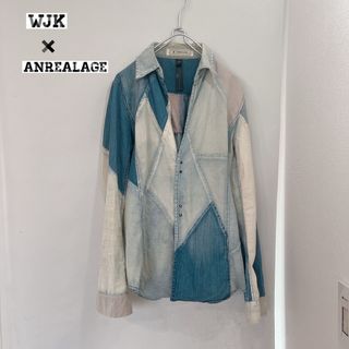 アンリアレイジ(ANREALAGE)の【希少♡】wjk × ANREALAGE パッチワーク デニム シャツ  (シャツ)