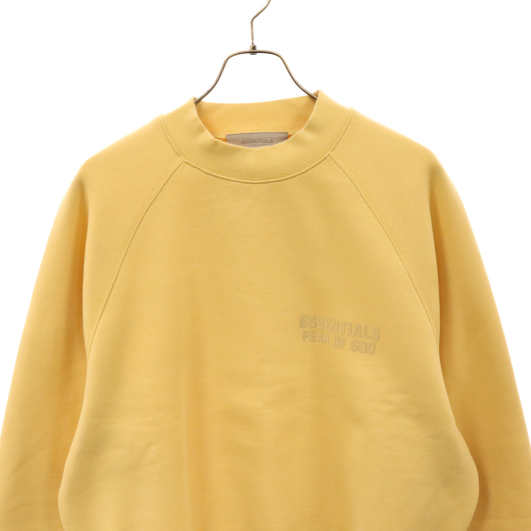 FOG Essentials エフオージー エッセンシャルズ 23SS Crewneck Sweatshirt Light Tuscan 192BT222042F-LIGHT-TUSCAN シリコンロゴ クルーネックスウェットトレーナー イエロー メンズのトップス(スウェット)の商品写真