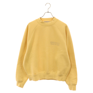 FOG Essentials エフオージー エッセンシャルズ 23SS Crewneck Sweatshirt Light Tuscan 192BT222042F-LIGHT-TUSCAN シリコンロゴ クルーネックスウェットトレーナー イエロー(スウェット)