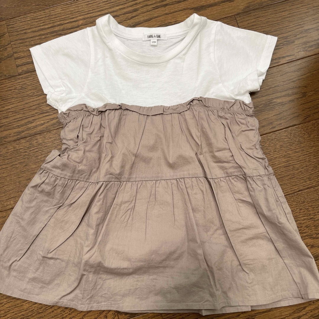 BEAMS(ビームス)の100サイズ　ビームス　半袖ワンピース キッズ/ベビー/マタニティのキッズ服女の子用(90cm~)(ワンピース)の商品写真