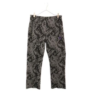 Needles - Needles ニードルス 22SS STUDIOUS別注 PAISLEY TRACK PANTS ペイズリートラックパンツ ジャージ KP345B ブラック