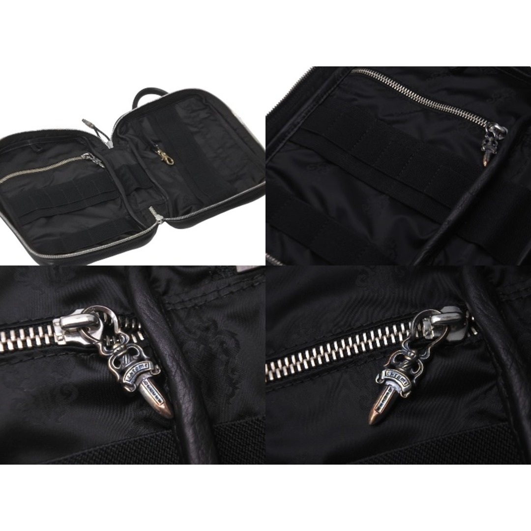 Chrome Hearts(クロムハーツ)の未使用 CHROME HEARTS クロムハーツ ハンドバッグ EVERYDAY CARRY L エブリデイ レザー シルバー925 中古 62396 レディースのバッグ(ハンドバッグ)の商品写真