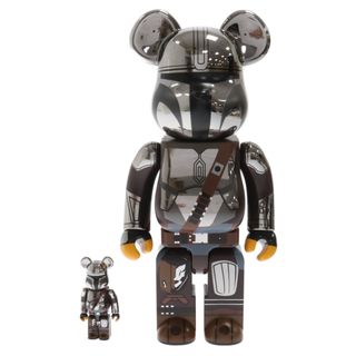 MEDICOM TOY メディコムトイ BE@RBRICK STAR WARS MANDALORIAN CHROME 100% & 400% スターウォーズ マンダロリアン ベアブリック フィギュア シルバー