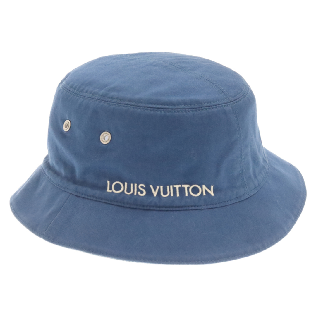 LOUIS VUITTON(ルイヴィトン)のLOUIS VUITTON ルイヴィトン ボネ・モノグラム エッセンシャル リバーシブルデニムバケットハット M78774 インディゴ メンズの帽子(ハット)の商品写真