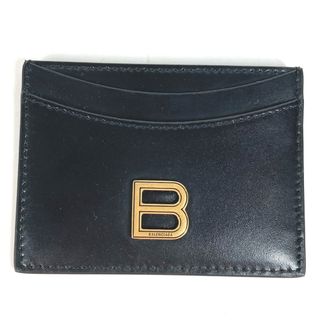 Balenciaga - バレンシアガ BALENCIAGA アワーグラス 637370 名刺入れ パスケース カードケース レザー ブラック 未使用