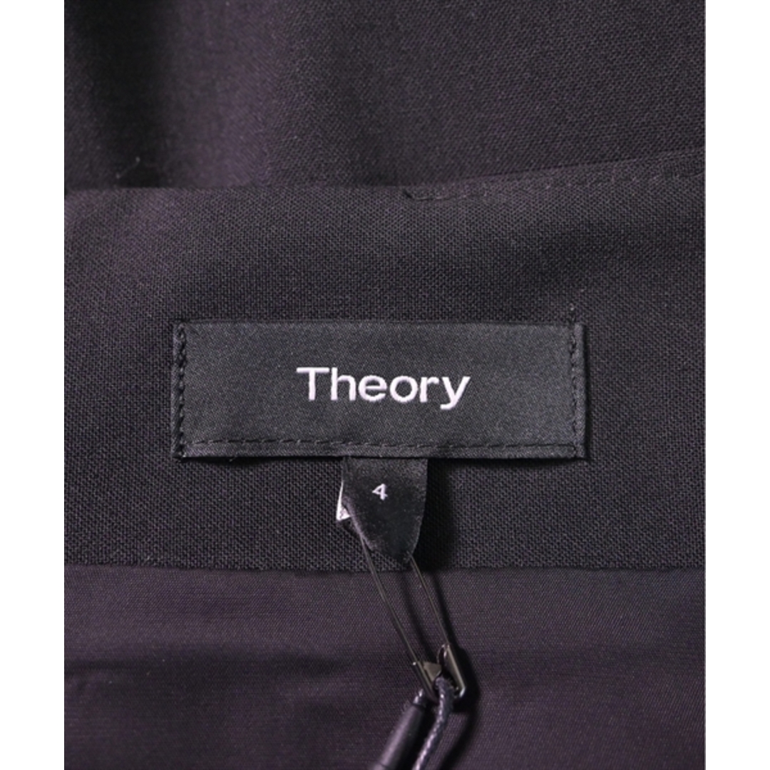 theory(セオリー)のTheory セオリー ひざ丈スカート 40(L位) 黒 【古着】【中古】 レディースのスカート(ひざ丈スカート)の商品写真