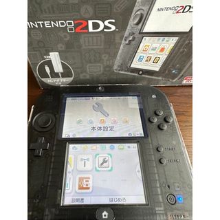 ニンテンドー2DS クリアブラック　本体