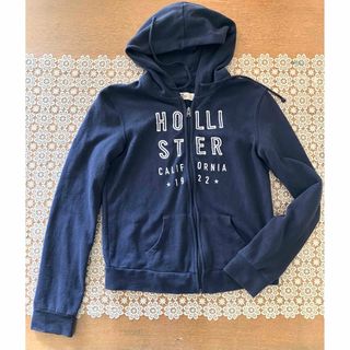 ホリスター(Hollister)のホリスター　レディース　パーカー紺色(パーカー)