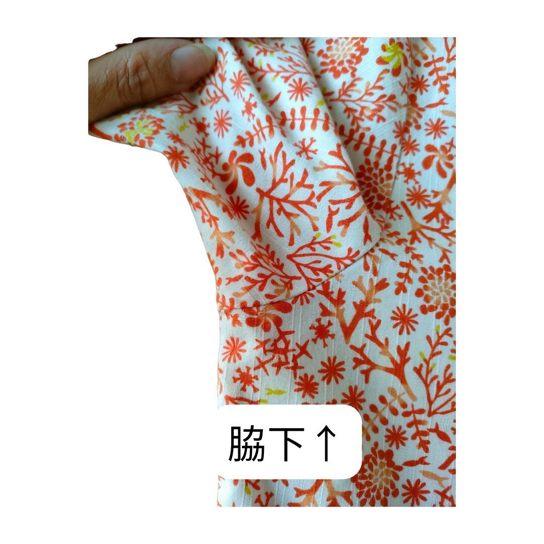 SHISA WEAR(シーサーウェア)のかりゆしウエア L サイズ 赤 サンゴ 柄 レディースのトップス(シャツ/ブラウス(半袖/袖なし))の商品写真