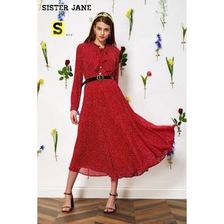 シスタージェーン(sister jane)の【美品♡】Sister Jane ドットマキシワンピース　ハート　ロングワンピ(ロングワンピース/マキシワンピース)