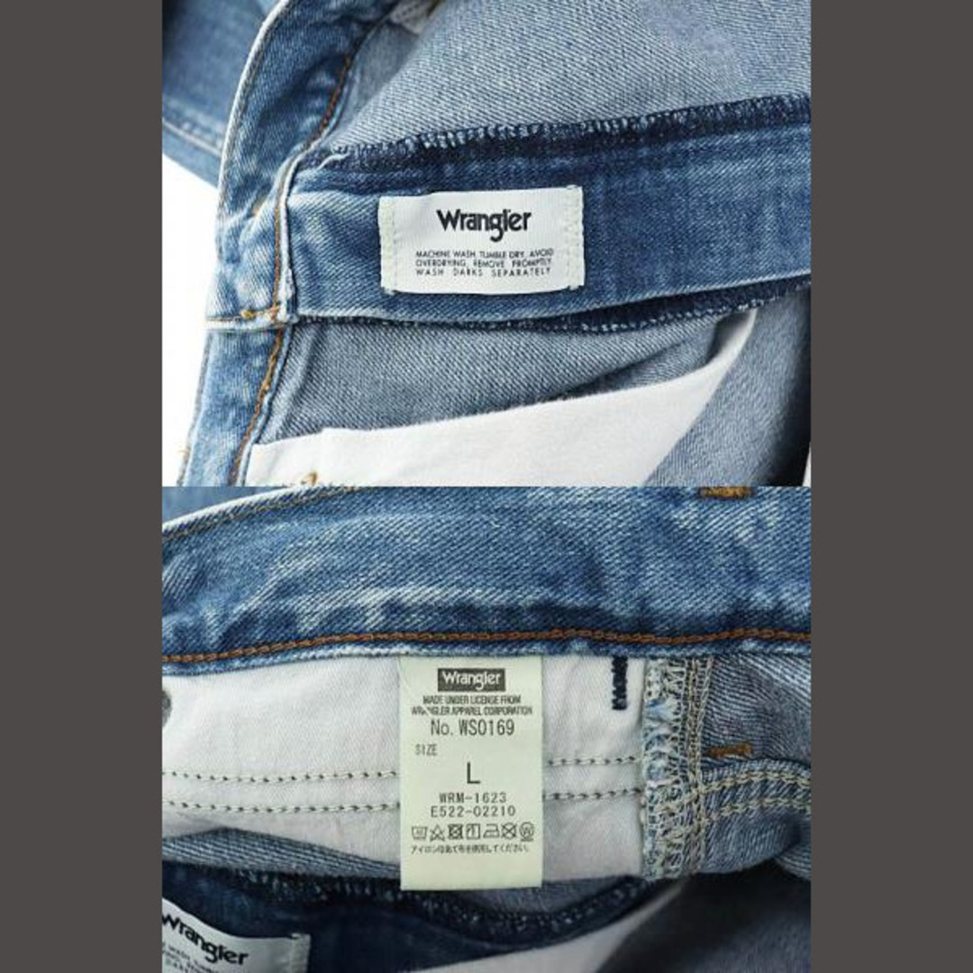 Wrangler(ラングラー)のラングラー ビショップ 別注 5ポケット デニム ユーズド デニム L ブルー● メンズのパンツ(デニム/ジーンズ)の商品写真