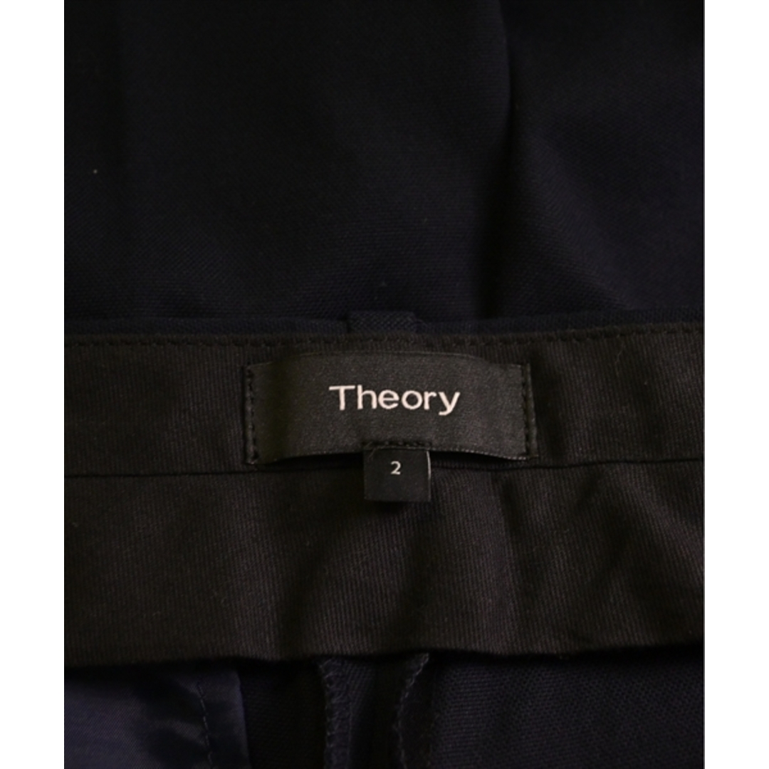 theory(セオリー)のTheory セオリー スラックス 2(M位) 紺 【古着】【中古】 レディースのパンツ(その他)の商品写真