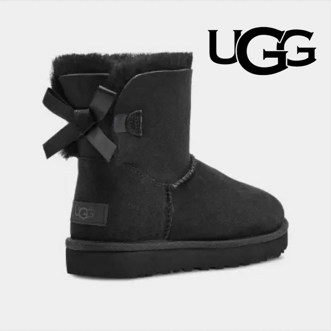 UGG(アグ)の■ Mini Bailey Bow II Boot ブラック サイズ23cm レディースの靴/シューズ(ブーツ)の商品写真