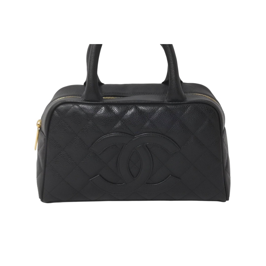 CHANEL シャネル キャビアスキン ミニボストン - バッグ CHANEL シャネル キャビアスキン ミニボストン - バッグ