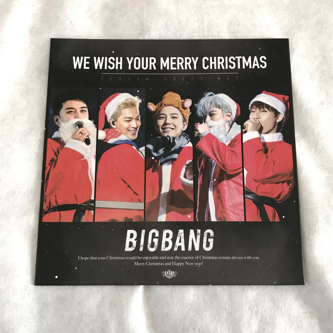 BIGBANG(ビッグバン)の【 YG公式 】BIGBANG VIP クリスマスカード エンタメ/ホビーのタレントグッズ(アイドルグッズ)の商品写真