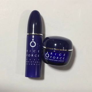 ライスフォース(ライスフォース)のライスフォース　ディープモイスチュアエッセンス　8ml クリーム　5g 美容(サンプル/トライアルキット)