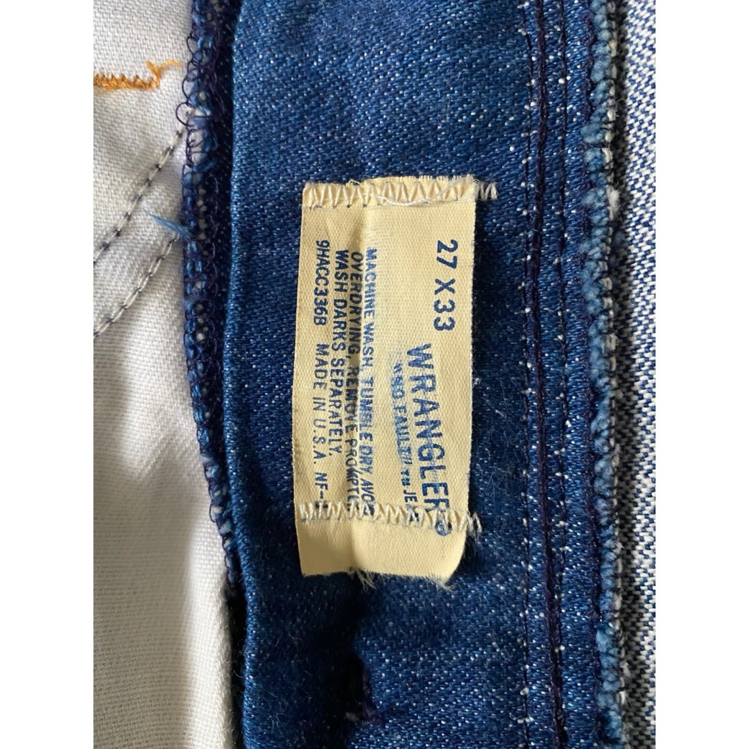Wrangler - 古着 ビンテージ 70s ラングラー フレア デニム Wrangler - 古着 ビンテージ 70s ラングラー フレア デニム
