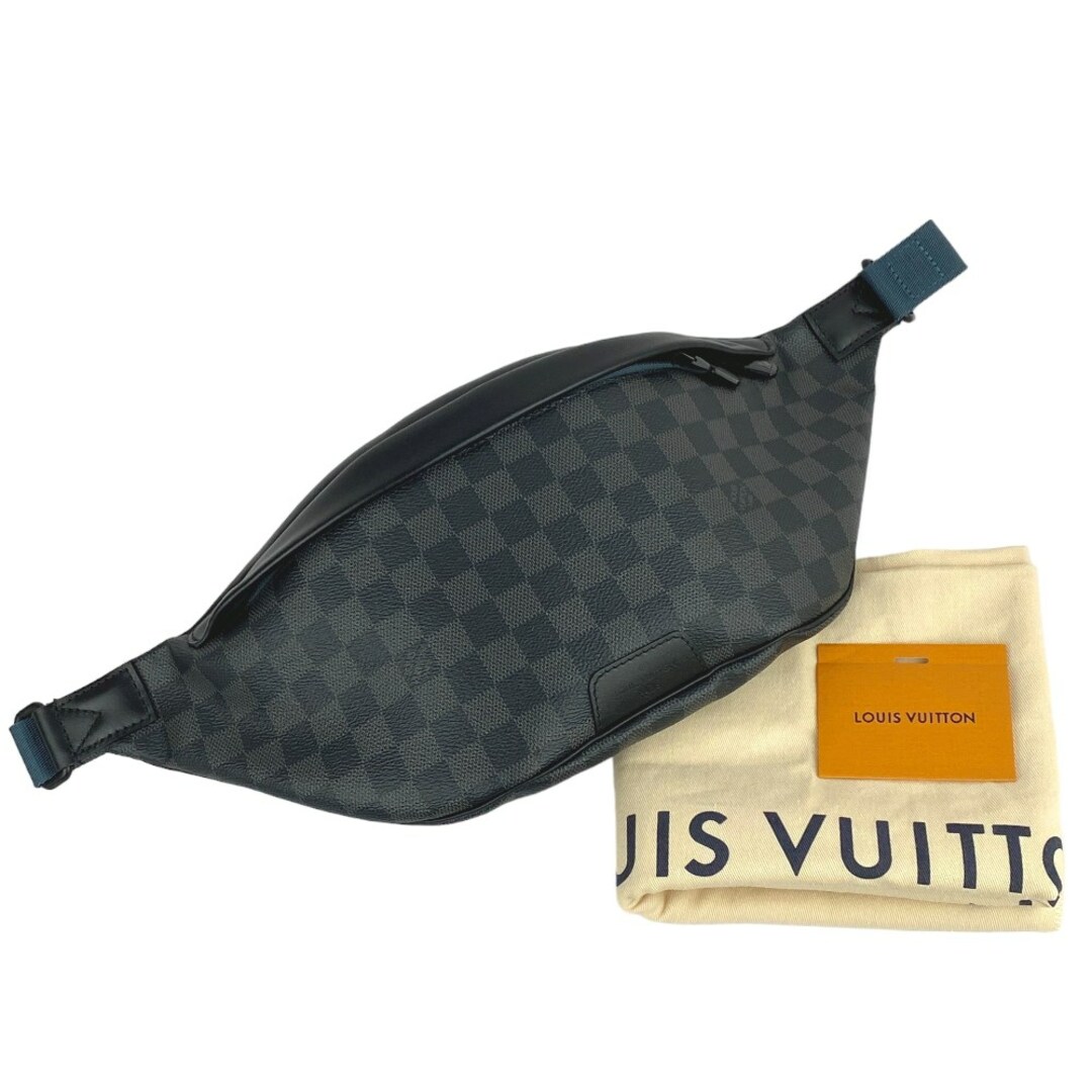 LOUIS VUITTON(ルイヴィトン)の■美品■　ルイヴィトン ディスカバリー バムバッグ ボディ バッグ ダミエ グラフィット N40187 【120954】 メンズのバッグ(ボディーバッグ)の商品写真