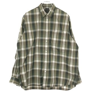 DAIWA PIER39 ダイワピア39 22AW TECH REGULAR COLLAR SHIRTS チェックシャツ グリーン M BE-85022W