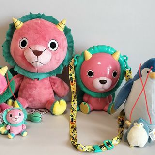 集英社 - スパイファミリーおすわりキメラさんペンギンぬいぐるみ6体セットポップコーンバケツ